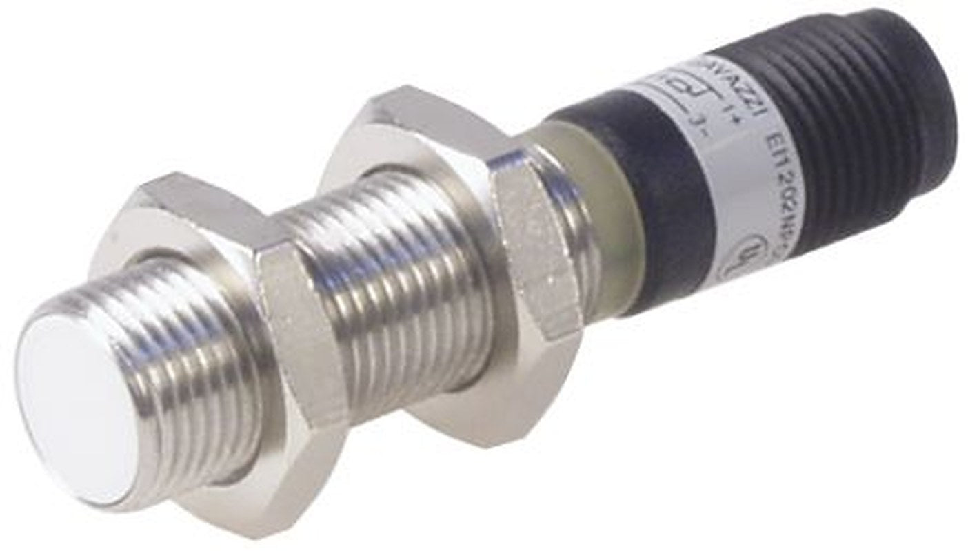 Carlo Gavazzi EI1202PPCSS-1 Threaded Barrel Inductive Proximity Sensor, M12 PNP EI1202 40V dc 2 mm 32 V dc 200mA