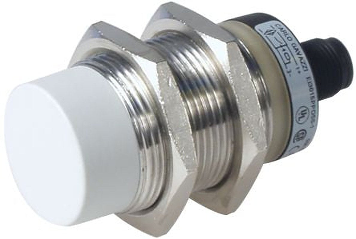 Carlo Gavazzi EI3015PPOSS-1 Threaded Barrel Inductive Proximity Sensor, M30 PNP EI30 40V dc 15 mm 40 V dc 200mA