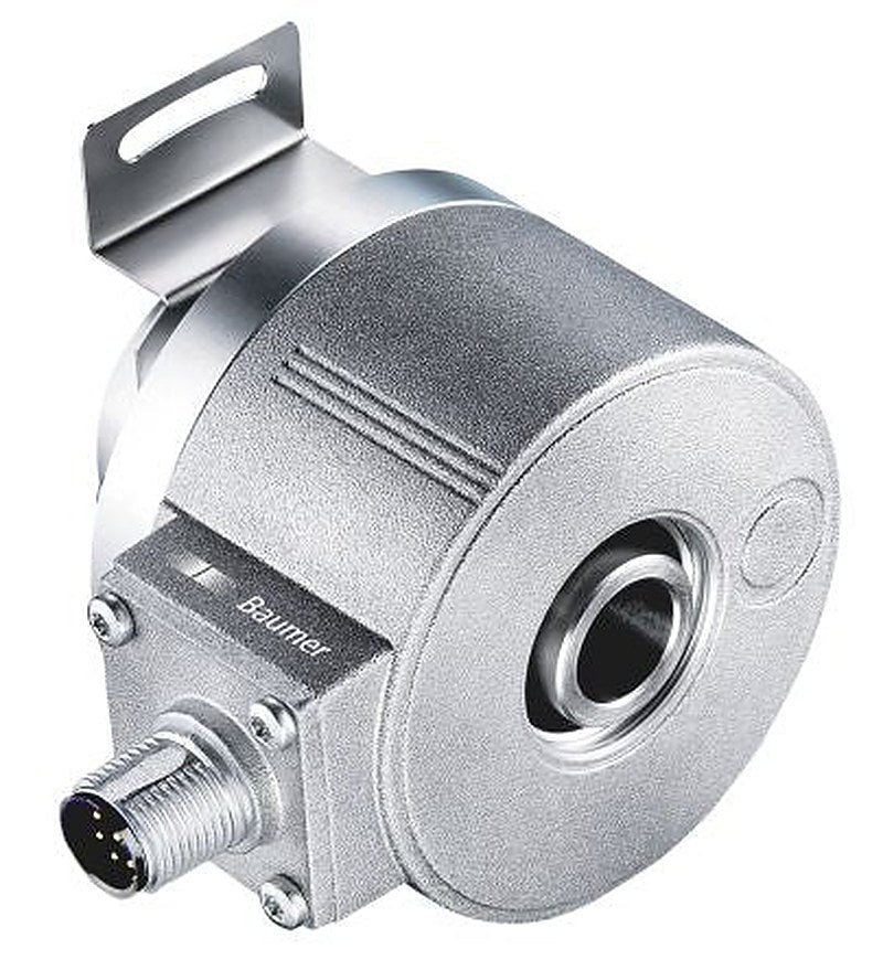 Baumer EIL580 Series Optical Incremental Encoder 30V, 2048 ppr ppr, Push Pull, HTL Signal, Hollow Type, 12 mm Shaft