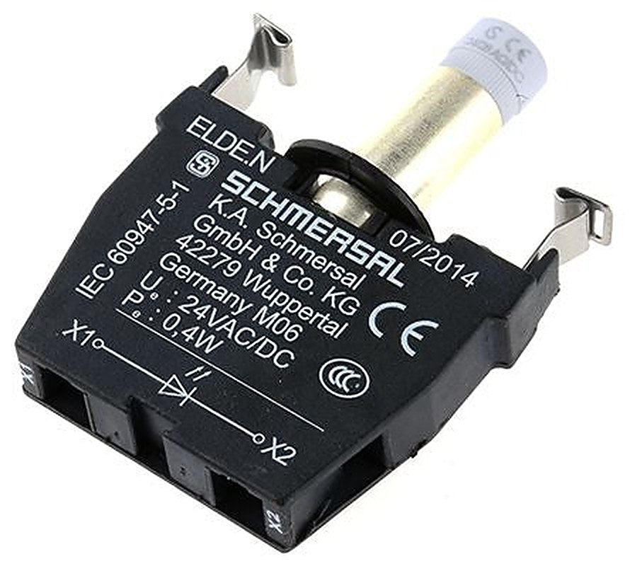 Schmersal ELDE.N Series Terminal Block, 3-Way, 0.5mm², 2.5 mm² Wire, 8A Screw