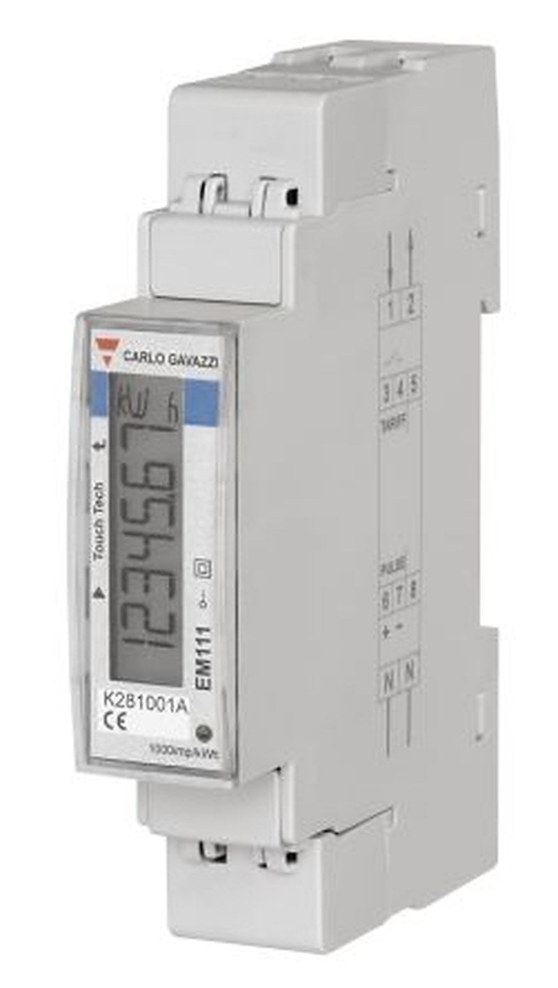 Carlo Gavazzi 1 Phase LCD Energy Meter, Type Single Phase