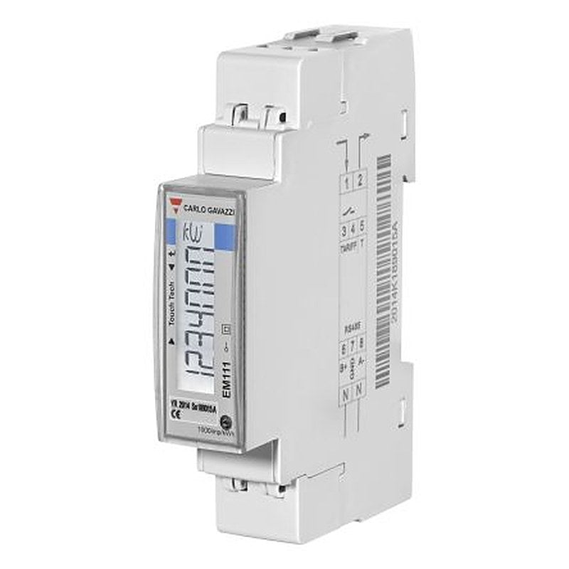 Carlo Gavazzi 1 Phase LCD Energy Meter, Type Energy Meter