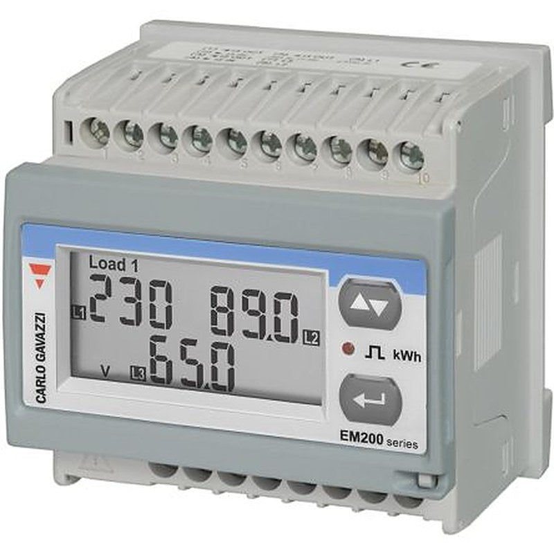 Carlo Gavazzi 3 Phase LCD Energy Meter, Type Energy Meter