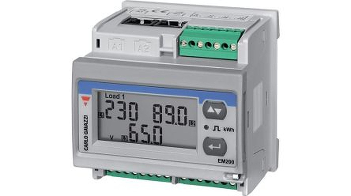 Carlo Gavazzi 3 Phase LCD Energy Meter, Type Digital