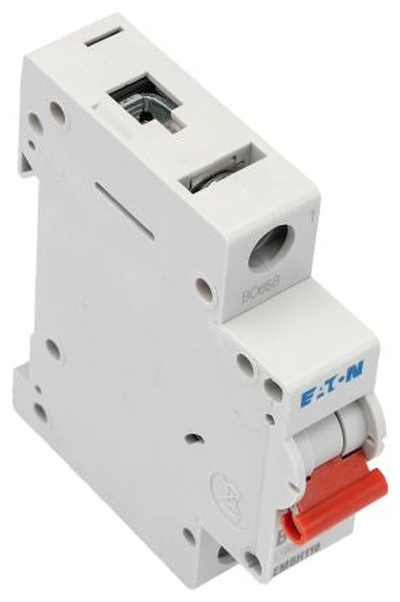 Eaton MEM Shield EMBH Miniature Circuit Breaker, 1-Pole, 10A, Type B, 240V ac AC, 48 V dc DC, 10 kA Breaking Capacity