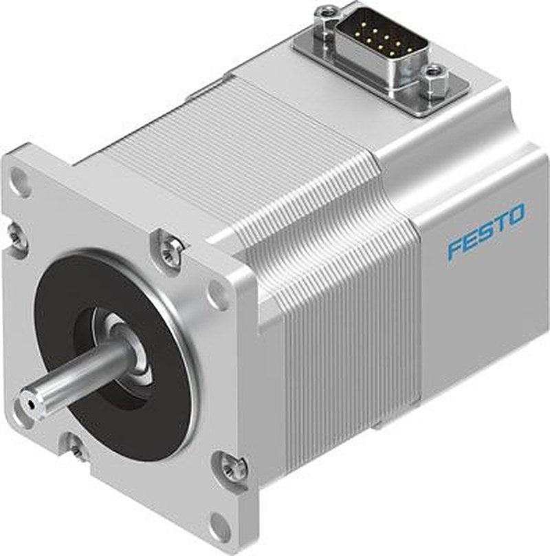 Festo EMMS-ST Series Hybrid Stepper Motor 48V, 0.8Nm Torque, 1.8 °, 6.35 mm Shaft