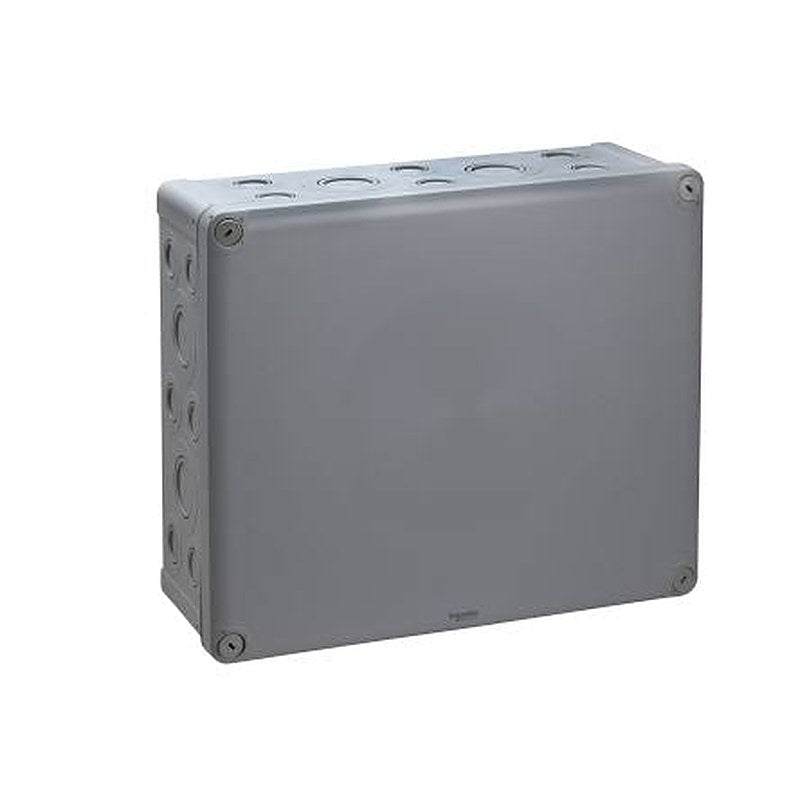 Schneider Electric Mureva Box Series Grey Polypropylene Junction Box, IP55, 340 mm, 340mm 125 mm