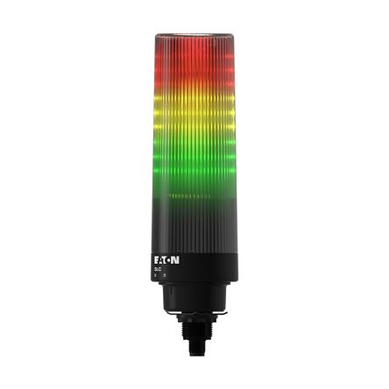 Eaton SLC Series Red, Yellow, Green Signal Tower Electronic, 3 Lights 24V dc Hole