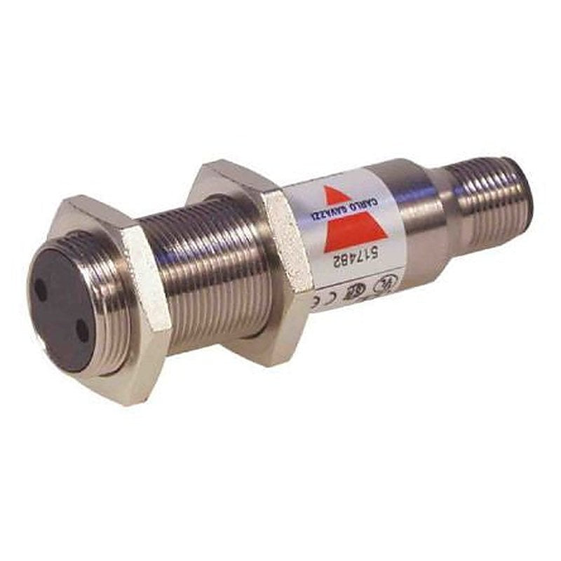 Carlo Gavazzi Retroreflective Photoelectric Sensor, Barrel Sensor