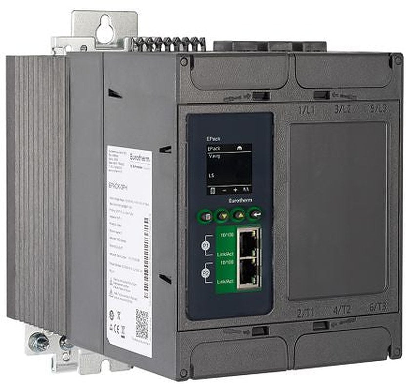 Eurotherm EPACK-3PH DIN Rail Power Controller Relay 500V I² Control, Current Limitation Control (V²-I² or P-I²