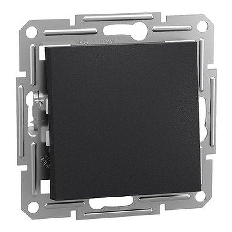 Asfora - intermediate switch, screwless terminals, wo frame, anthracite (Asfora) is a Schneider Electric product. Designed for reliable performance and long service life. Available across Iraq — contact us for pricing and delivery options.