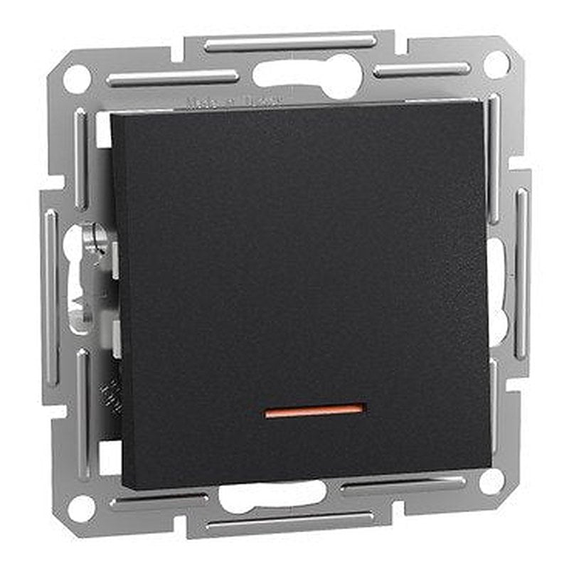 Asfora 1pole 2way switch 10AX with locator light screwless wo frame anthracite (Asfora 1pole 2way switch 10AX with locator light screwless wo frame anthracite) is a Schneider Electric product. Designed for reliable performance and long service life. Available across Iraq — contact us for pricing and delivery options.