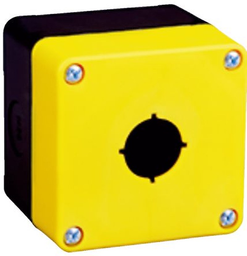 SICK Yellow, Black ES21 Control Station Enclosure - 1 Hole
