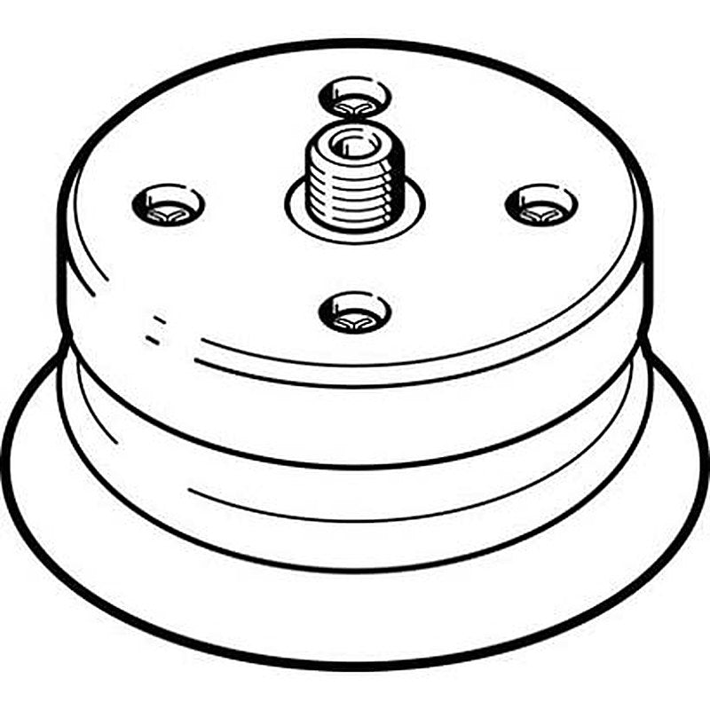 Festo 80 mm Bellow Nitrile Rubber (NBR) Pneumatic Suction Cup ESS-80-BN M10