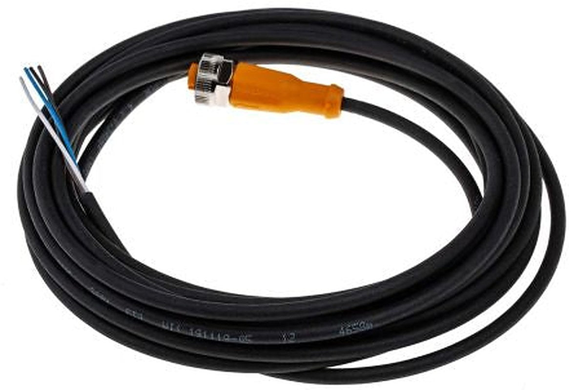 ifm electronic Female 4 way M12 to Unterminated Free End Sensor Actuator Cable, 5 m
