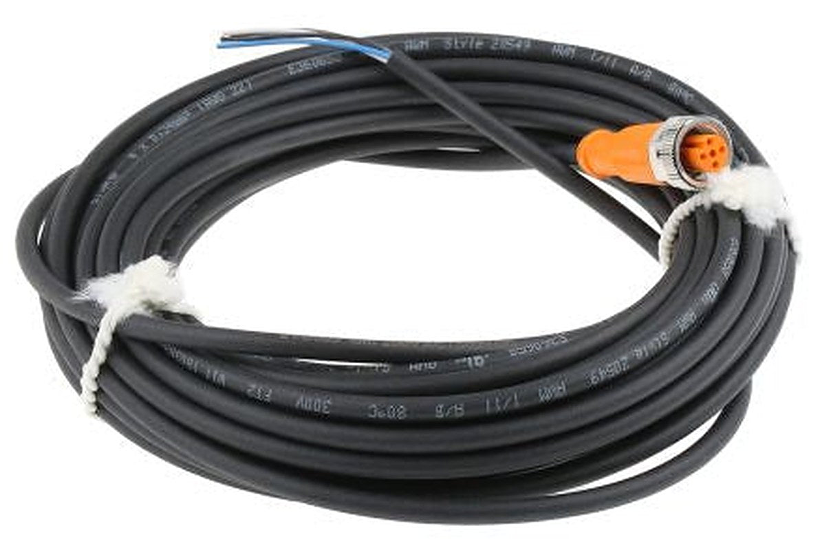 ifm electronic Female 4 way M12 to Unterminated Free End Sensor Actuator Cable, 10 m