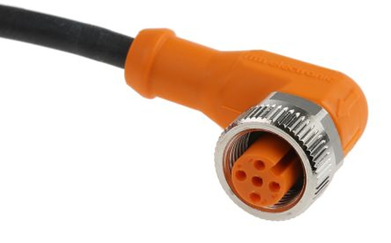 ifm electronic Female 4 way M12 to Unterminated Free End Sensor Actuator Cable, 2 m