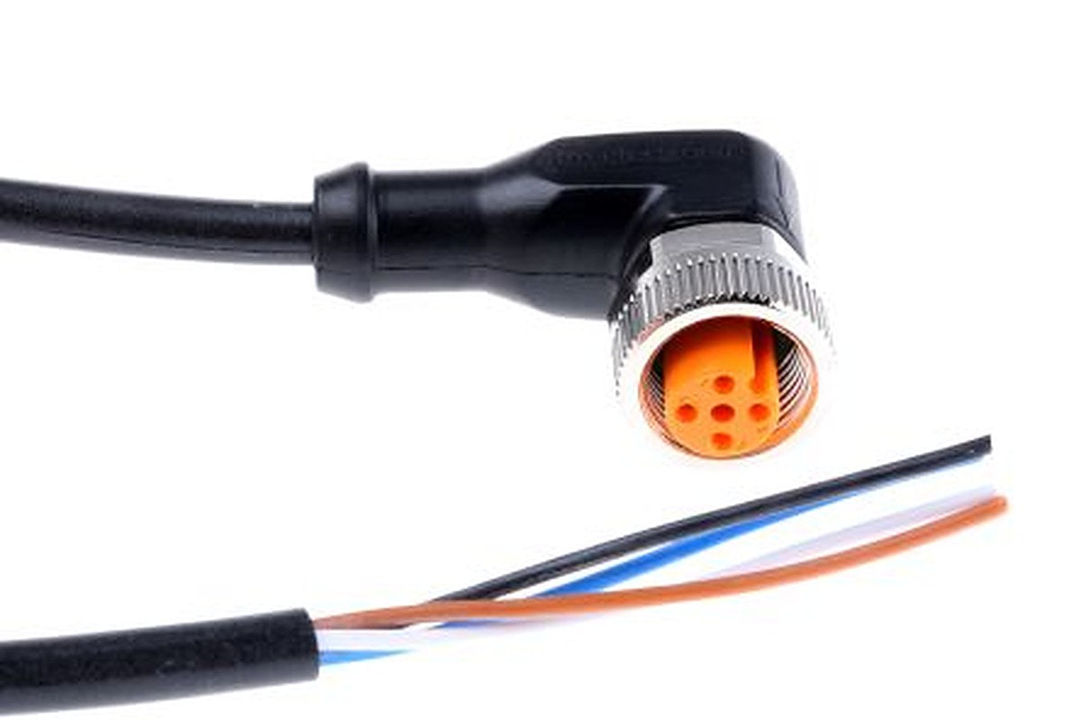ifm electronic Female 4 way M12 to Unterminated Sensor Actuator Cable, 2 m