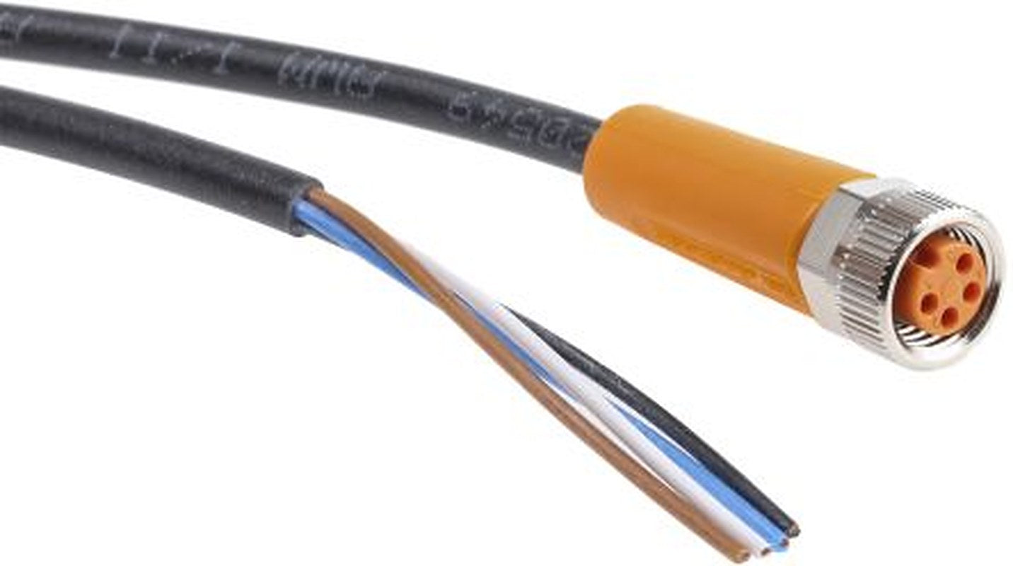 ifm electronic Female 4 way Straight to 4 way Sensor Actuator Cable, 2 m