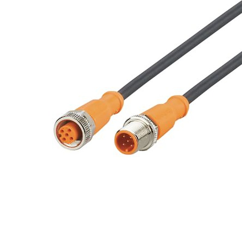 ifm electronic Male 1 way Straight to Female 1 way Straight Actuator/Sensor Cable, 3 m
