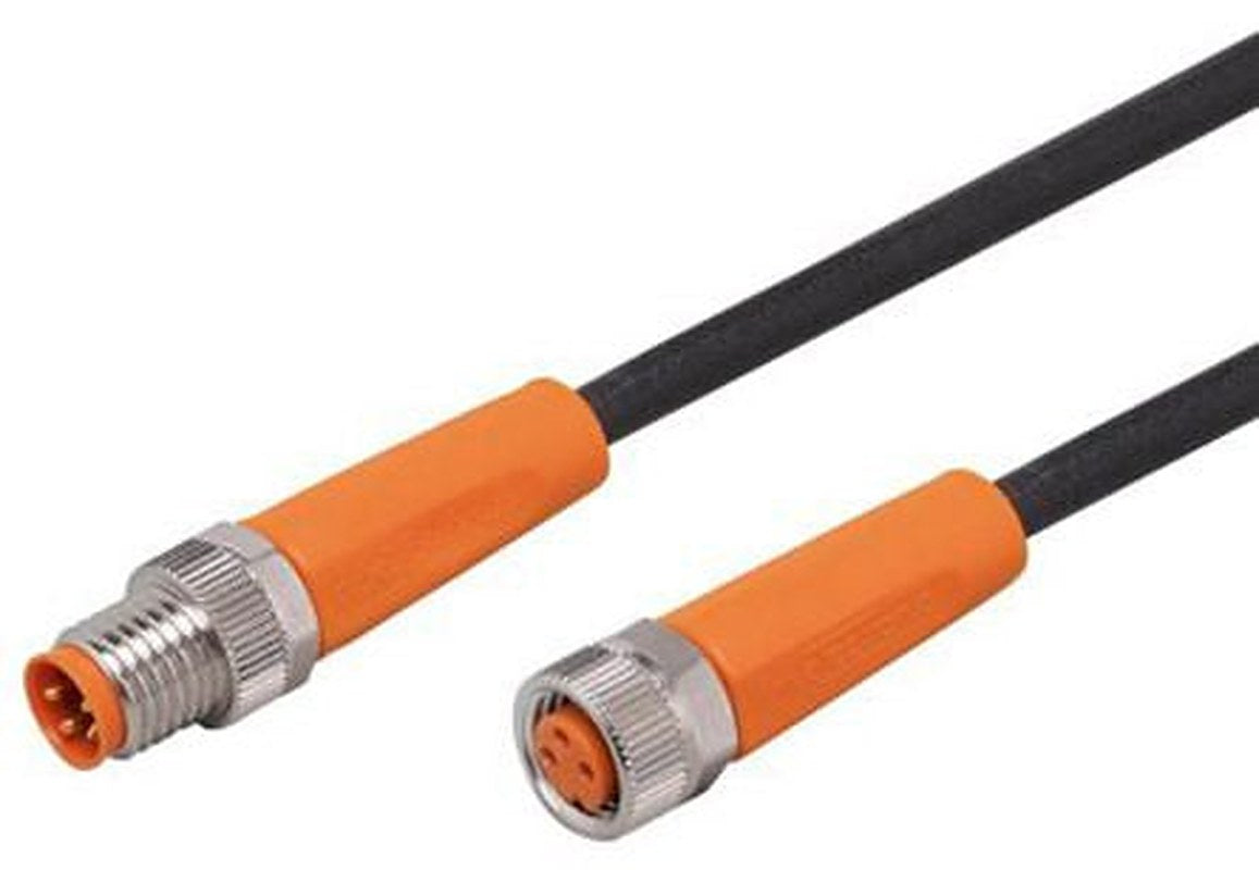 ifm electronic Female 4 way M8 to Male 4 way M8 Sensor Actuator Cable, 5 m
