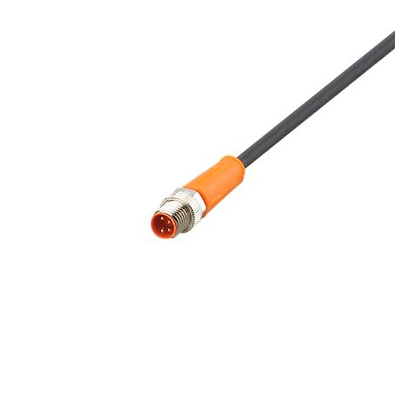 ifm electronic Male 3 way Straight to Female 4 way Straight Communication Cable, 2 m