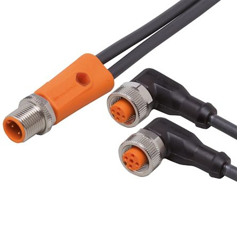 ifm electronic Male 5 way Straight to Female 5 way M12 Communication Cable, 2 m