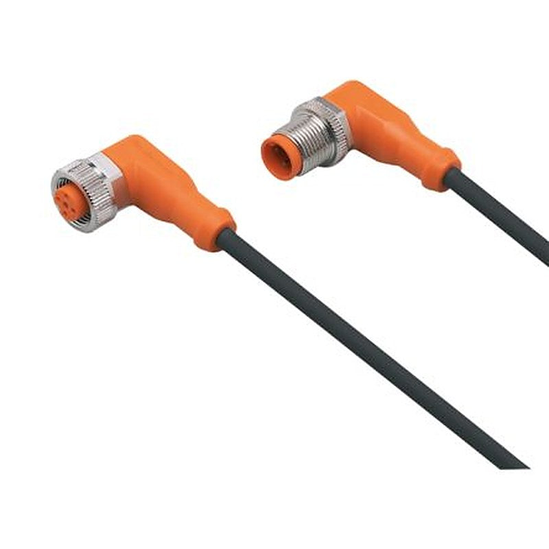 ifm electronic Male 5 way Right Angle to Female 5 way M12 Communication Cable, 300 mm