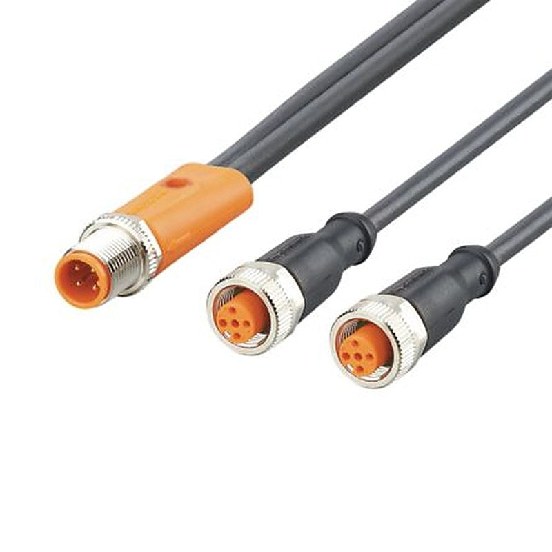 ifm electronic Male 5 way Straight to Female 5 way Straight Communication Cable, 300 mm