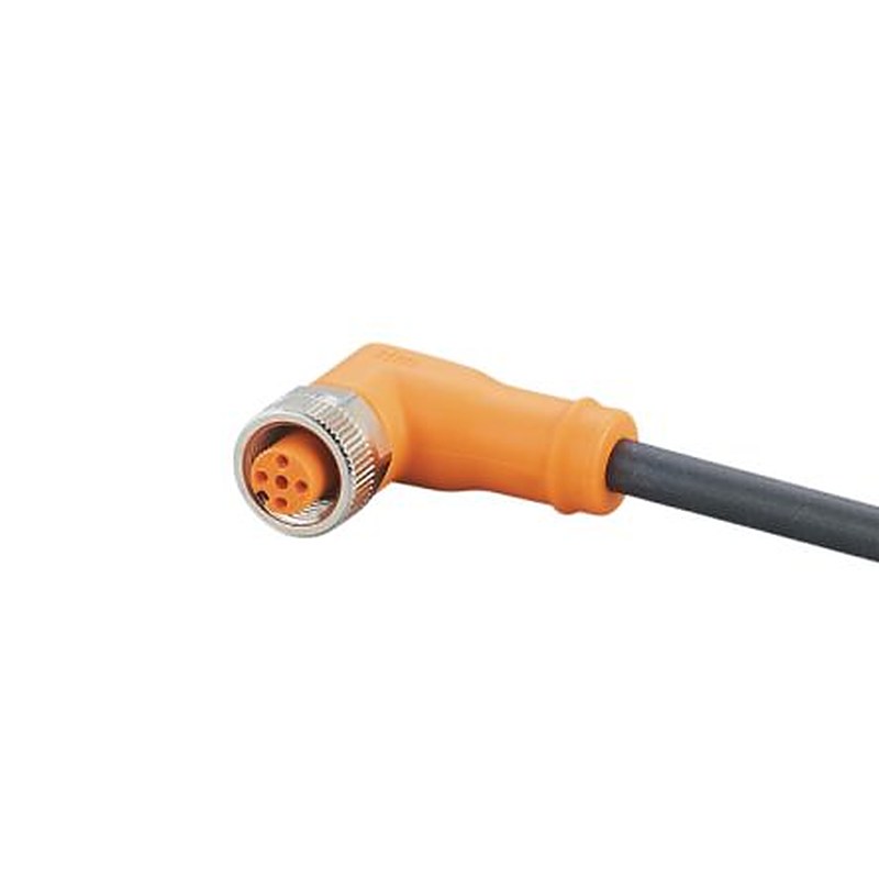 ifm electronic Female 5 way Right Angle to Female 5 way M12 Communication Cable, 2 m