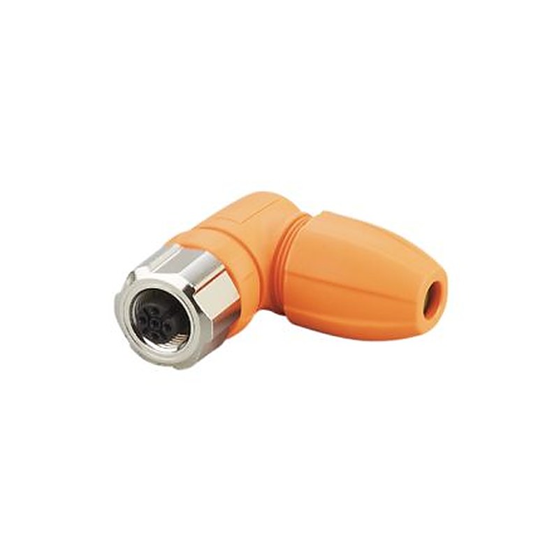 ifm electronic Circular Connector, 1 Contacts, Screw, M12 Connector, Socket, Female, IP67, IP68, IP69K, EVC Series