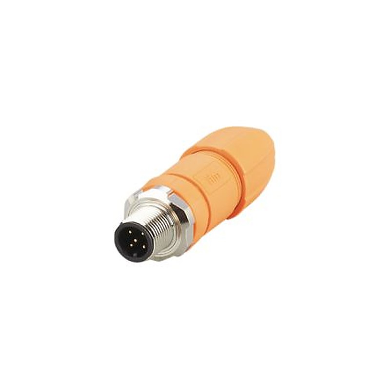 ifm electronic Circular Connector, 1 Contacts, Cable, M12 Connector, Plug, Male, IP67, IP68, IP69K, EVC Series