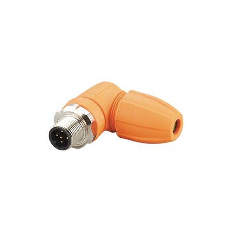 ifm electronic Circular Connector, 1 Contacts, Cable, M12 Connector, Plug, Male, IP67, IP68, IP69K, EVC Series