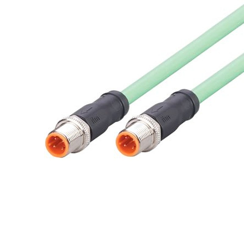 ifm electronic Male 4 way Straight to Female 4 way Straight Communication Cable, 5 m