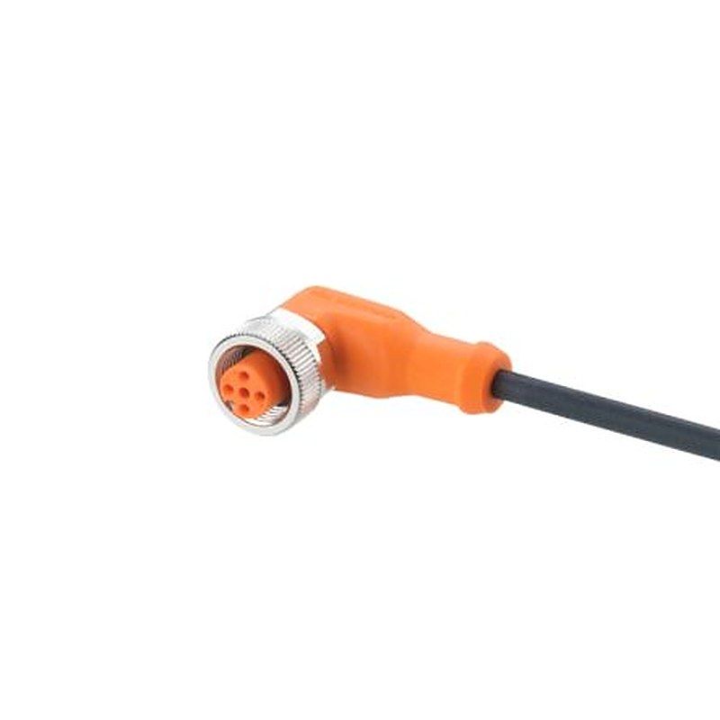ifm electronic Female 5 way Right Angle to Female 5 way M12 Communication Cable, 7.5 m