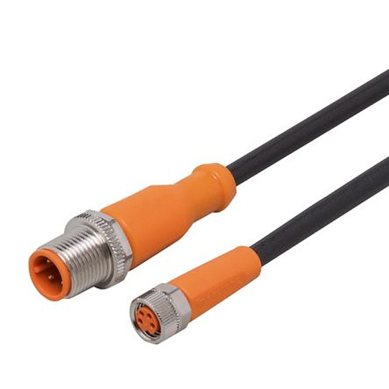 ifm electronic Male 4 way Straight to Female 4 way Straight Communication Cable, 10 m