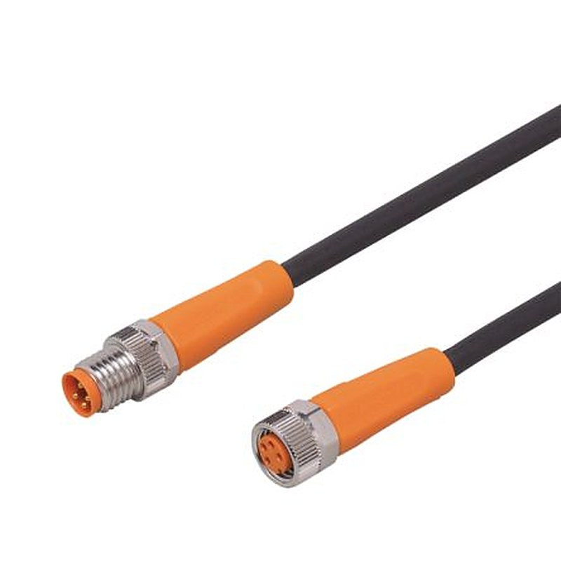 ifm electronic Male 4 way Straight to Female 4 way Straight Communication Cable, 10 m