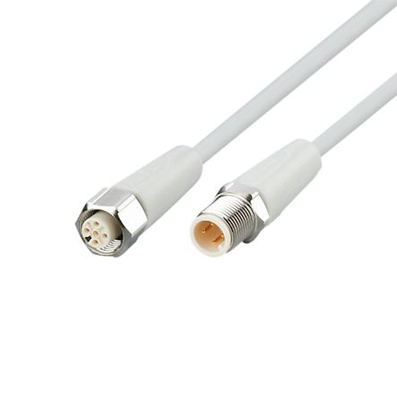 ifm electronic Male 4 way Straight to Female 5 way Straight Communication Cable, 600 mm