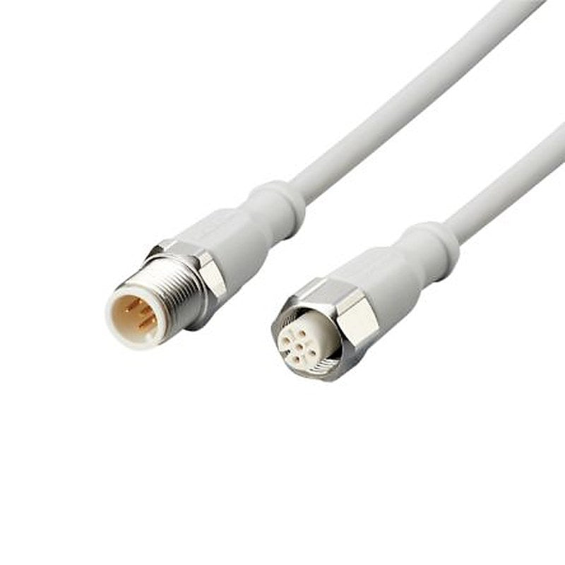 ifm electronic Male 5 way Straight to Female 5 way Straight Communication Cable, 5 m