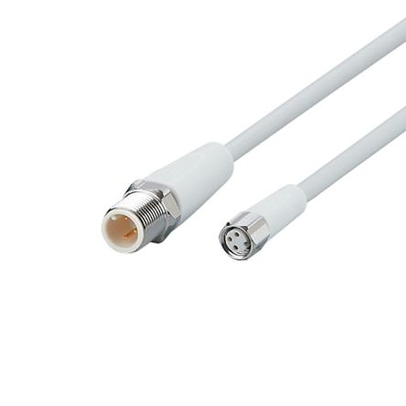 ifm electronic Male 3 way Straight to Female 3 way Straight Communication Cable, 2 m
