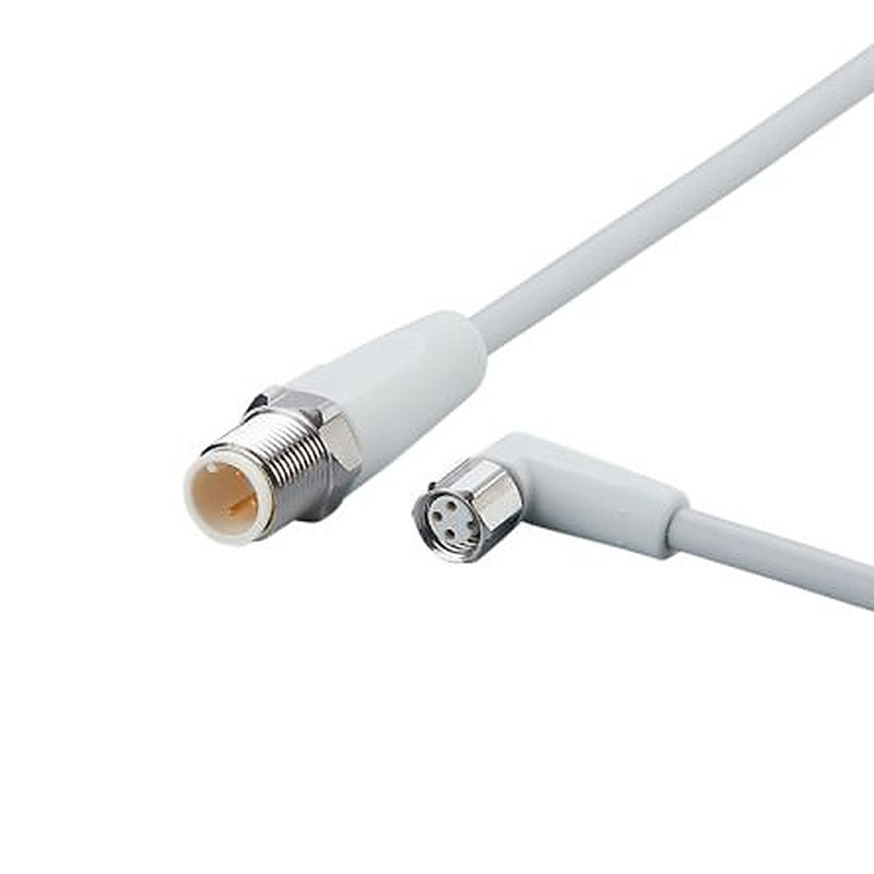ifm electronic Male 3 way Straight to Female 3 way M8 Communication Cable, 2 m