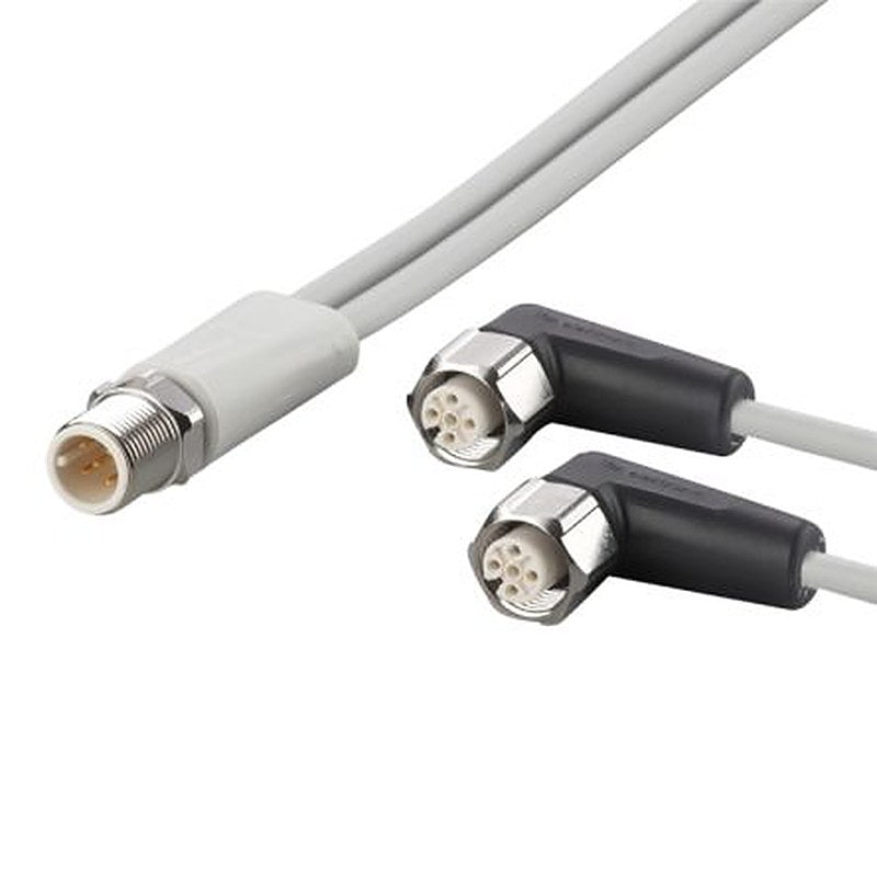 ifm electronic Male 5 way Straight to Female 5 way M12 Communication Cable, 5 m