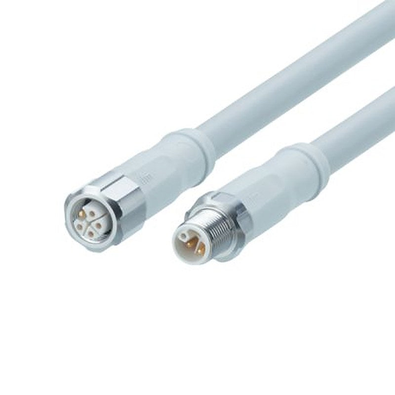 ifm electronic, 10 m 5 Core Power Cable, Grey Modified Polyphenylene Ether 100 °C