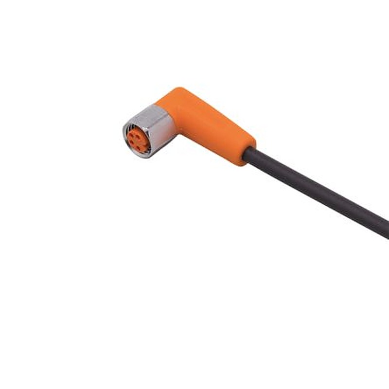 ifm electronic Female 1 way Right Angle to Unterminated Sensor Actuator Cable, 10 m