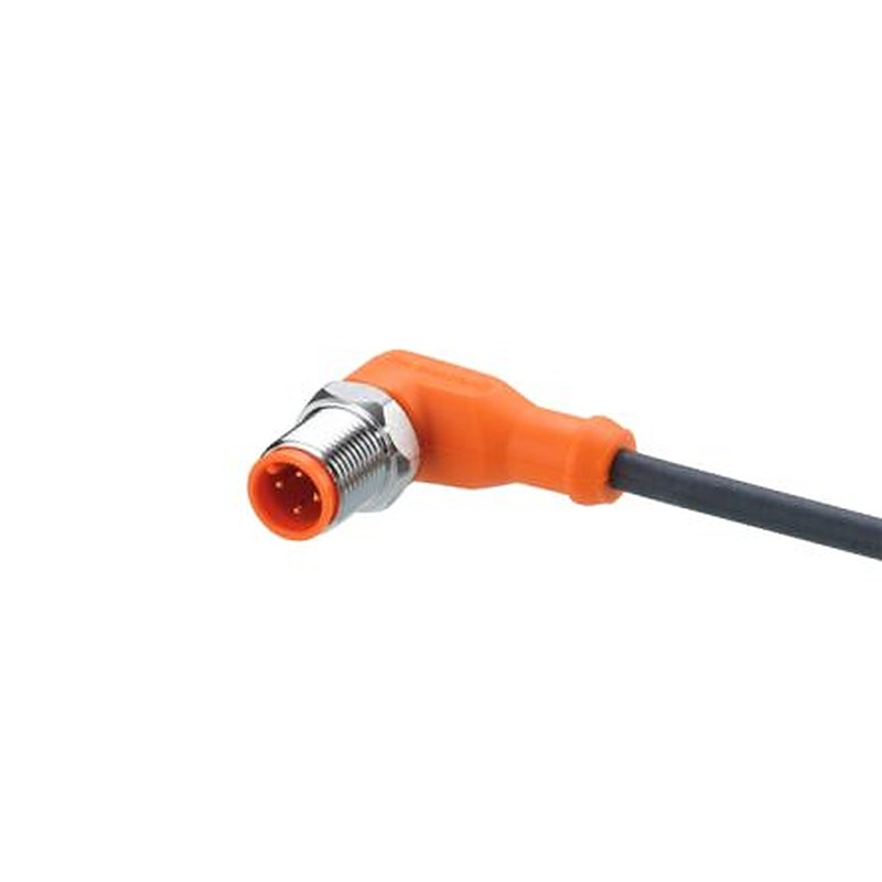 ifm electronic Male 1 way Right Angle to Unterminated Sensor Actuator Cable, 5 m