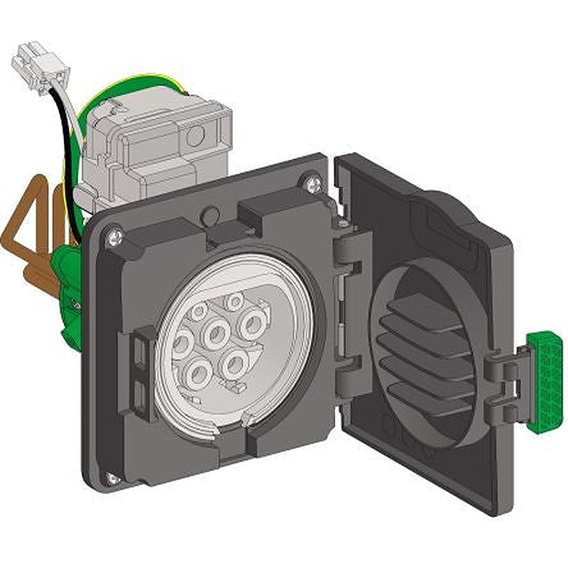 Schneider Electric EVlink 1 Gang Plug Socket, 32A Indoor & Outdoor