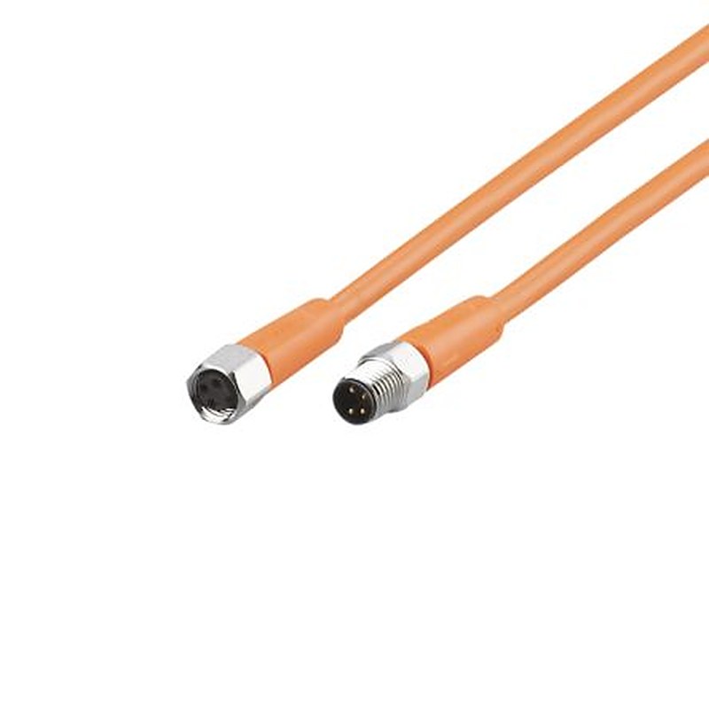 ifm electronic Male 1 way Straight to Female 1 way Straight Sensor Actuator Cable, 2 m