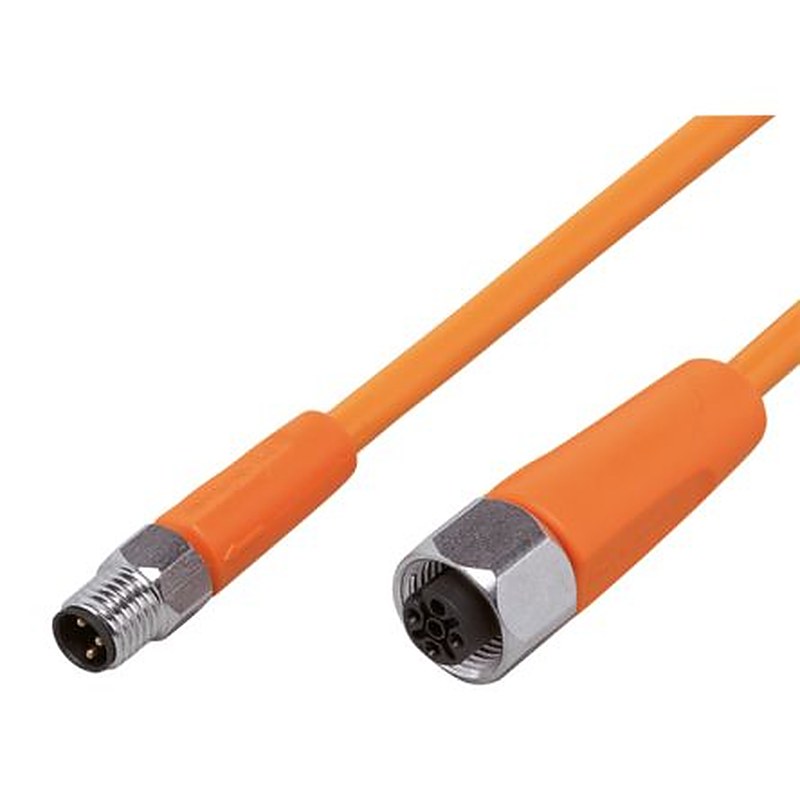 ifm electronic Male 1 way Straight to Female 1 way Straight Sensor Actuator Cable, 2 m