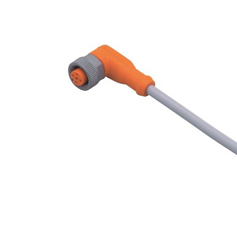 ifm electronic Female 1 way Right Angle to Unterminated Sensor Actuator Cable, 10 m