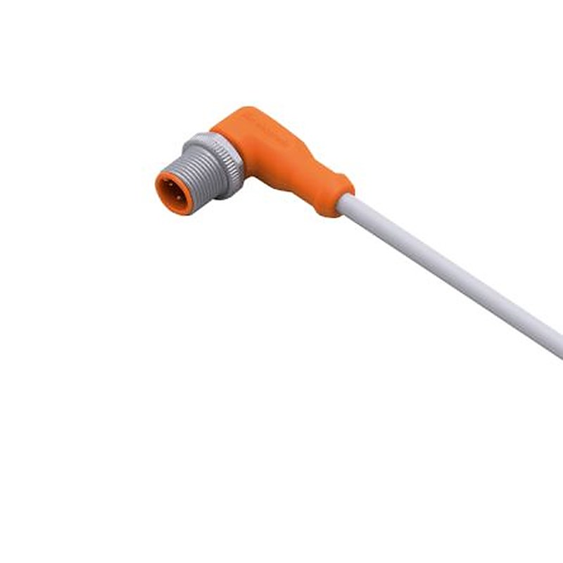 ifm electronic Male 1 way Right Angle to Unterminated Sensor Actuator Cable, 2 m